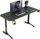 Tavolinë gaming Gamemax D140 CARBON, sipërfaqe e gjerë, konstruksion metalik, e zezë