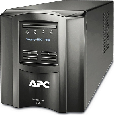 UPS APC Smart UPS SMT750I, 750VA, me ekran LCD, ngjyrë e zezë