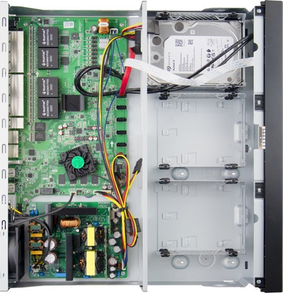 Rejistrues IP BCS BCS-U-NVR1606-A-4K-16P, 16 kanale, 8TB, i zi