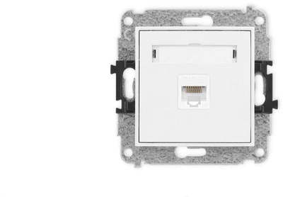 Prizë kompjutri Icon RJ45, Cat 5e, single, e bardhë