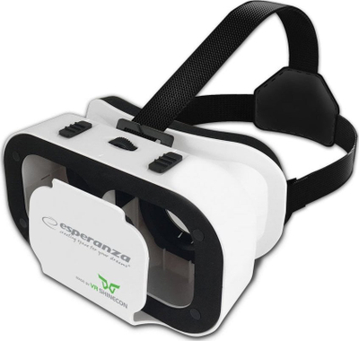 VR очила Esperanza EMV400, за смартфон 4.7" 6", прилагодување на леќи, црни