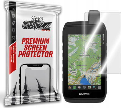 Xham hibrid mbrojtës GrizzGlass për Garmin Montana 700, oleofobik, i fortë ndaj goditjeve, i tejdukshëm