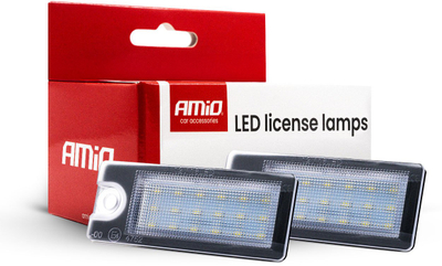 Dritë targe LED AMiO CLP20 04563, për Volvo, e zezë