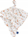 Pelena bambuje Bocioland 0352 Bamboo Diaper, 30x30 cm, set lodrash, shumëngjyrëshe