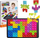 Lojë ndërtimi Building Block Tetris, 27 pjesë, pop it, shumëngjyrëshe