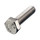 Bulon inox BOLT A2 M8x60 DIN933, kokë gjashtëkëndore, argjendtë