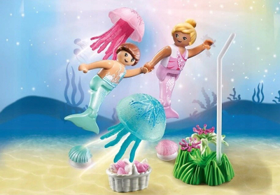 Set lodrash Playmobil Princess Magic 71504, 30 pjesë, sirenë kalama, shumëngjyrësh