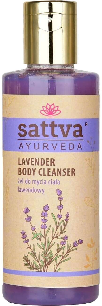 Xhel dushi Sattva Ayurveda Lavender Body Cleanser, livandë, 210ml
