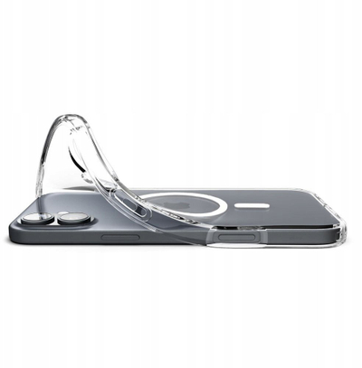 Kapak telefoni Spigen Liquid Crystal MagSafe për iPhone 17, transparent, i bardhë