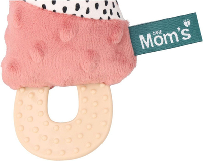 Lodër pelushi me dhëmbëse Moms Care Jamiś Piszczek, pastel rozë