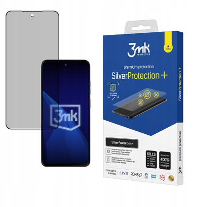 Foli mbrojtëse 3mk SilverProtection Plus për Motorola Moto G15 edhe Moto G15 Power, antimikrobiale, vetë-rigjeneruese, e tejdukshme