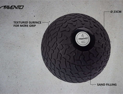 Avento Slam Ball, 4 kg, Црна