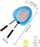 Set raketash badminton për fëmijë, me kokrra dhe top, shumëngjyrësh