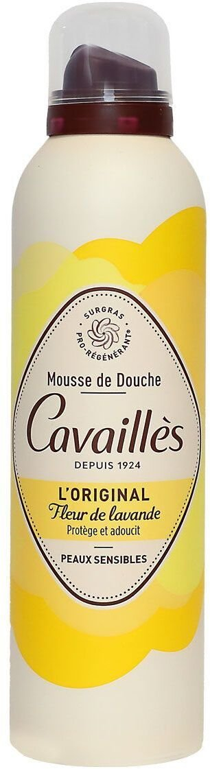 Пена за туширање Rogé Cavaillès The Original Lavender Flower, за чувствителна кожа, 200ml, со лаванда
