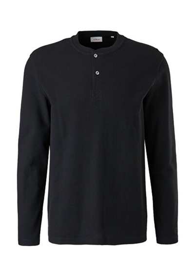 Bluzë S. Oliver Regular Fit mSO4804, e zezë, M