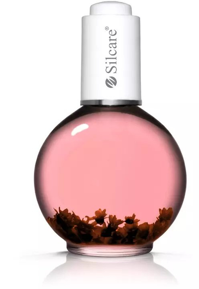 Vaj për lëkurëza dhe thonj Silcare Flower Power 7, 75 ml, aromë lulesh, rozë