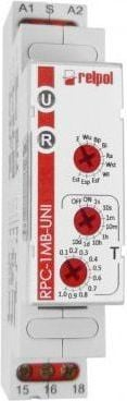 Rele kohe Relpol RPC-1IP-UNI, 1 sekondë deri 10 ditë, 12-240V AC/DC