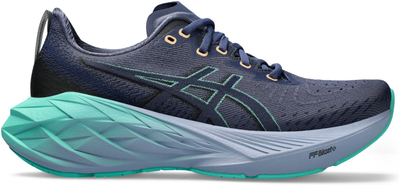 Патики за жени ASICS, трчање, текстилни, сини
