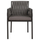 Karrige alumini Martin antracit me synthetic rattan 55×59×83 cm (HM5564.02)