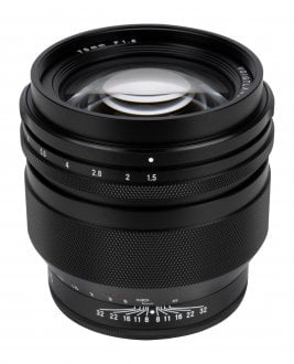 Објектив Voigtlander Nokton 75mm f/1.5 Aspherical, за Sony E, рачен фокус, црн