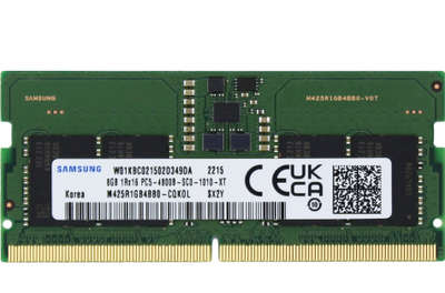 RAM Samsung M425R1GB4BBO, DDR5, 8GB, 4800MHz, SODIMM