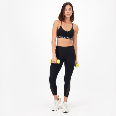 Reçipeta sportive Nike Indy Dri FIT, mbështetje e lehtë, Dri FIT, e zezë