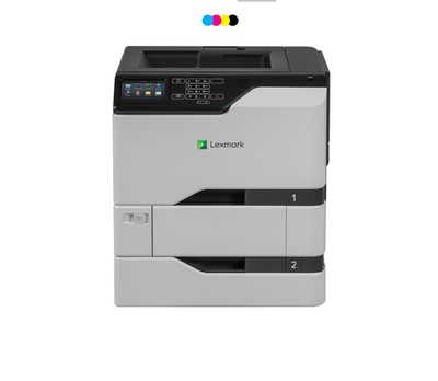Printer lazer me ngjyra Lexmark CS720dte, A4, ekran me prekje 4.3", auto duplex, i bardhë