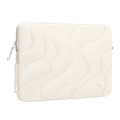Sleeve laptopi Tomtoc Terra A27, 16", material i ricikluar, e bardhë Snowberg