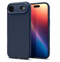 Mbulesë telefoni Spigen Liquid Air për iPhone 17 Air, TPU fleksibël, mbrojtje kundër goditjeve, blu e errët