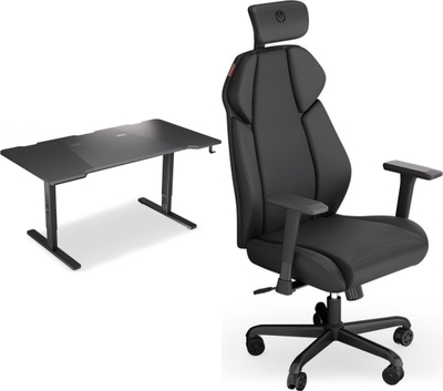 Сет маса и столица за гејминг Endorfy Atlas L 150x78 cm Meta BK, црна