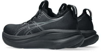 Atlete vrapimi ASICS Gel Nimbus 28 për femra, amortizim xhel, të zeza