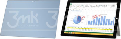 Mbrojtëse ekrani 3mk FlexibleGlass për Microsoft Surface Pro 3, xham hibrid, 0.3mm, transparente