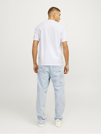 Bluzë për meshkuj Jack&Jones, e bardhë