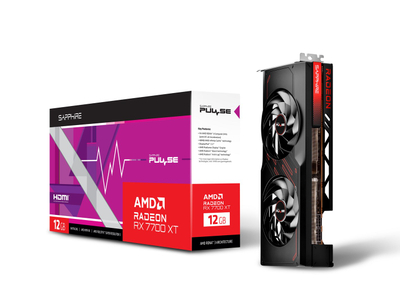 Kartë grafike Sapphire Gaming AMD Radeon RX 7700 XT, OC, 12 GB GDDR6