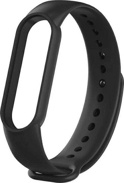 Rrip silikoni Beline për Xiaomi Mi Band 3 4, i zi
