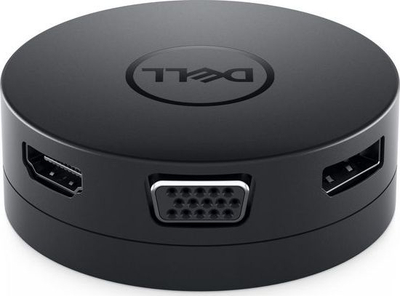 Docking station Dell DA300 470-ACWN, USB-C 6 në 1, HDMI DP VGA RJ45, gri