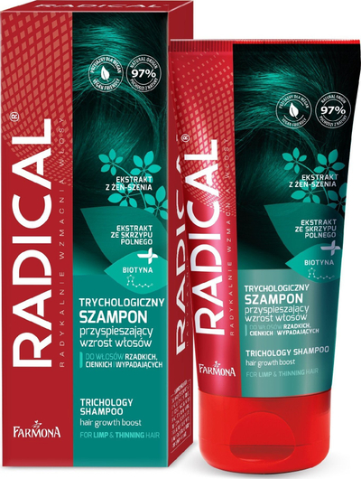 Shampo për flokë Farmona Radical Trichology, kundra rënies, forcim, 200 ml