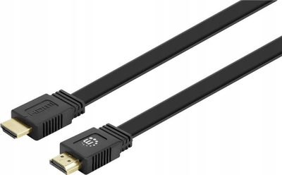 Kabllo HDMI Manhattan 355636, 5 m, 4K UHD, e zezë