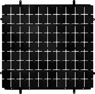 Panel dekorativ Godan Type B, 30x30 cm, plastik, i zi