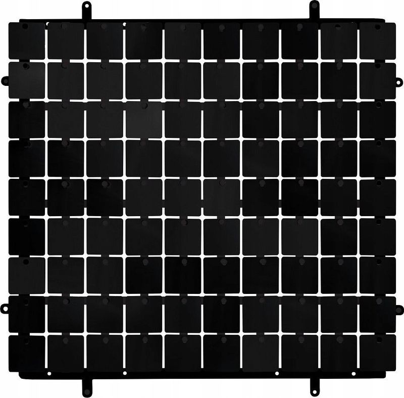 Panel dekorativ Godan Type B, 30x30 cm, plastik, i zi