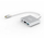 Adapter USB C Inca ITPC-04T, HDMI 4K 30Hz, USB 3.0, ngjyrë argjendi