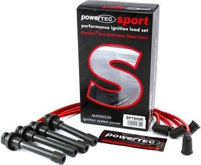 Fije ndezjeje PowerTEC Sport, për Honda Civic Aerodeck 98-01, kabllo silikoni, blu