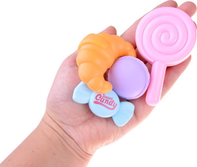 Set lodrash pastiçerie ISW J-ZA4789, 60 copë, plastike, me ngjyra pastel