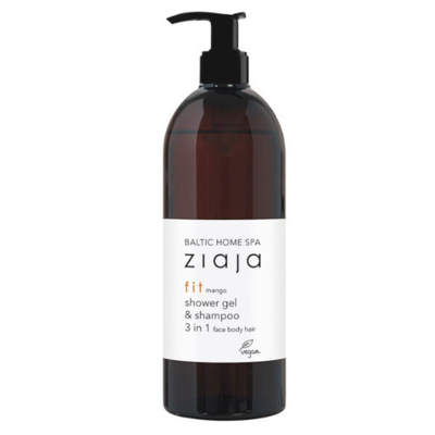 Xhel dhe shampo Ziaja 3 in 1 Baltic Home Spa Fit, 500 ml