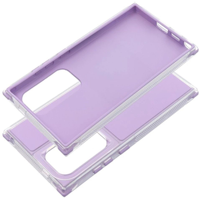 Mbulesë telefoni OEM Matrix për Samsung Galaxy S25 Edge, TPU PU, vjollcë e çelët