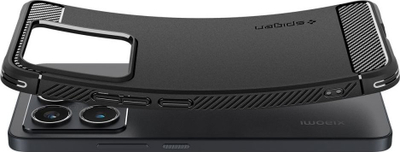Mbulesë telefoni Spigen Rugged Armor Xiaomi 14T, TPU, kundër goditjeve, e zezë