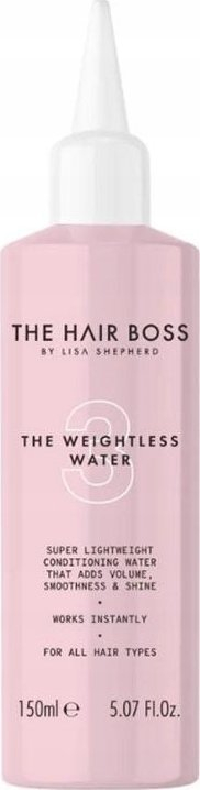 Третман за коса The Hair Boss Weightless Water, 150ml, транспарентен