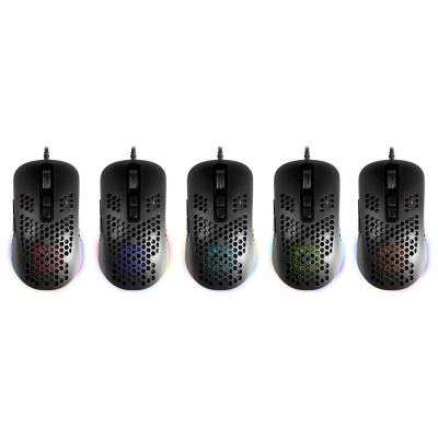 Mouse lojërash Defender Shepard GM-620L, RGB, programues, i zi