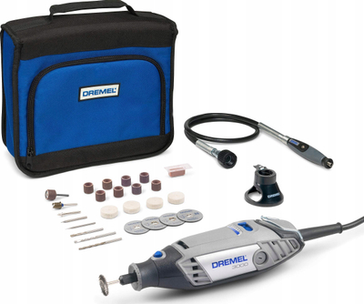 Vegël rrotulluese Dremel 3000 2/25, 130W, me shpejtësi që e çon vetë, gri