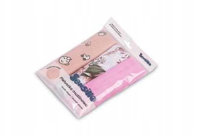 Pelenë muslin për bebe Muslin Diaper EG-0001, 60x80cm, pambuk, e bardhë